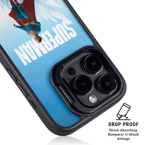 Superman 2025 Fortress of Solitude Classic Rise iPhone 15 Pro Kickstand Case